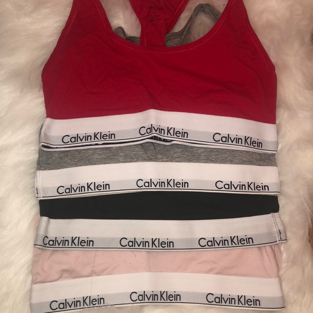 Set of 4 Calvin Klein Bras